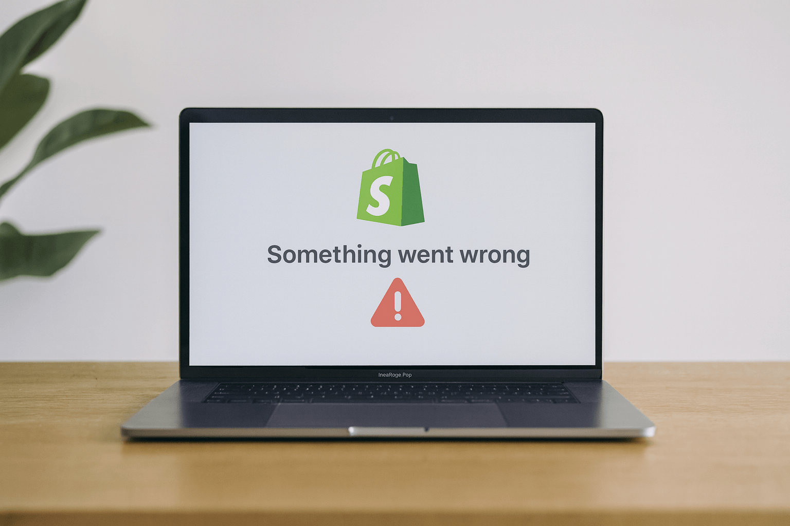 Erreur sur Shopify